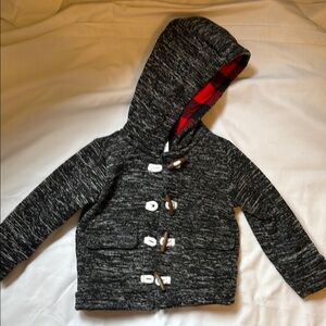 Carter's Black and Red Kids Hooded Jacket